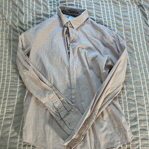 Slim Fit Denim & Flower Ricky Singh Button Down